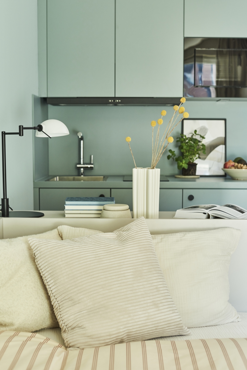 Möbliertes Apartment Wohnzimmer