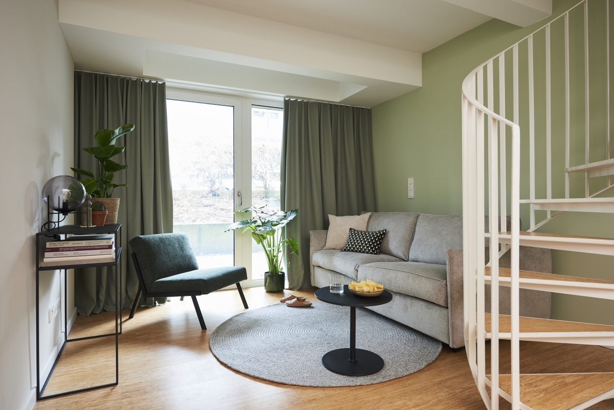 Möbliertes Apartment Küche